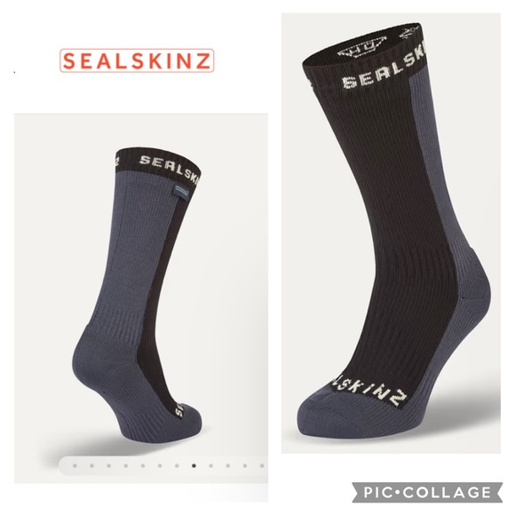 SEALSKINZ STARSTON WATERPROOF COLD WEATHER MID-LENGTH SOCK - Picture 1 of 3